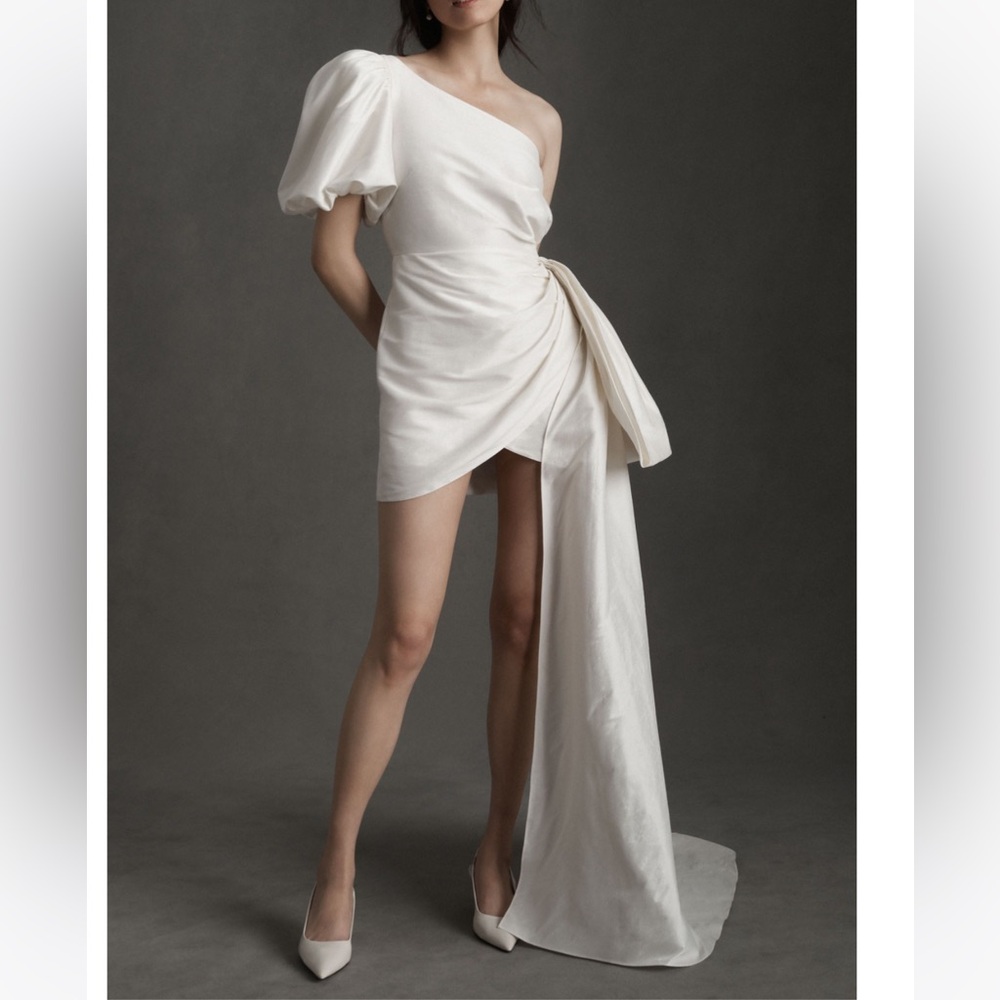 Sachin Babi White mini dress bridal